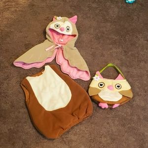 Girls 12-24mo Pottery Barn Halloween Owl Costume